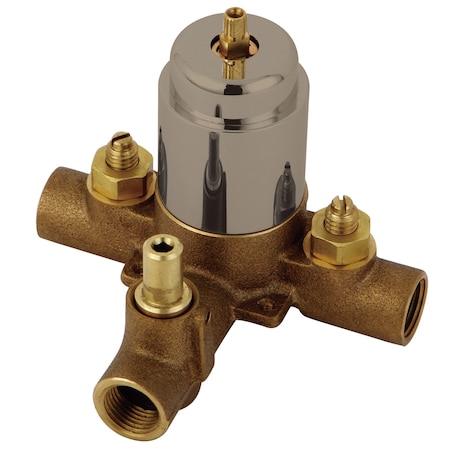 Kingston Brass Plumbing Parts, Tub And Shower Valve Only, Brushed Nickel KB36380V